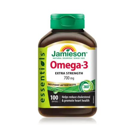 Jamieson Omega-3 Complete – Extra Strength 700 mg, 100 Kapseln