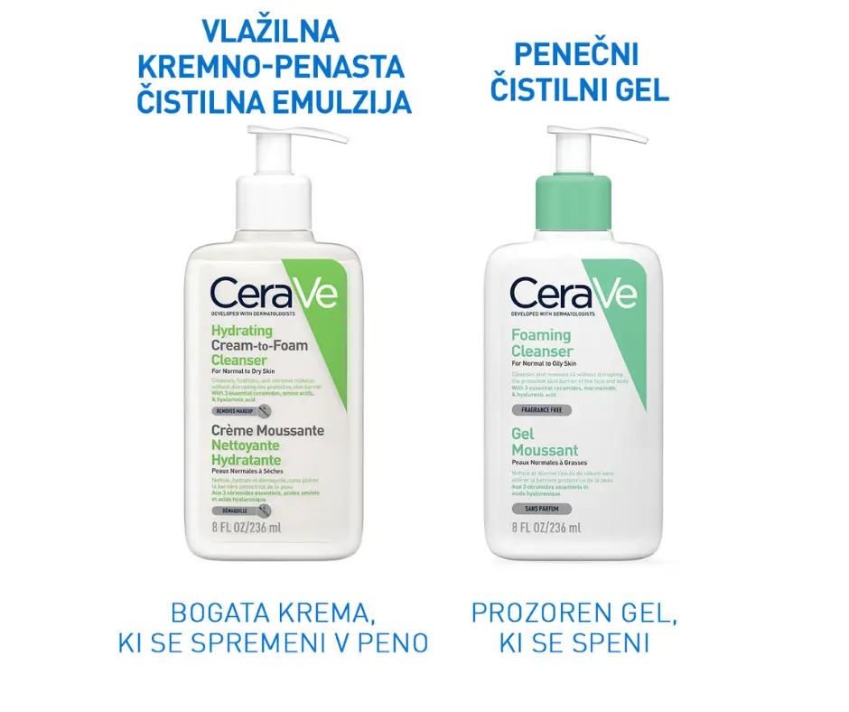 CeraVe Cleanser, Vlažilna kremno-penasta čistilna emulzija - Slika 5
