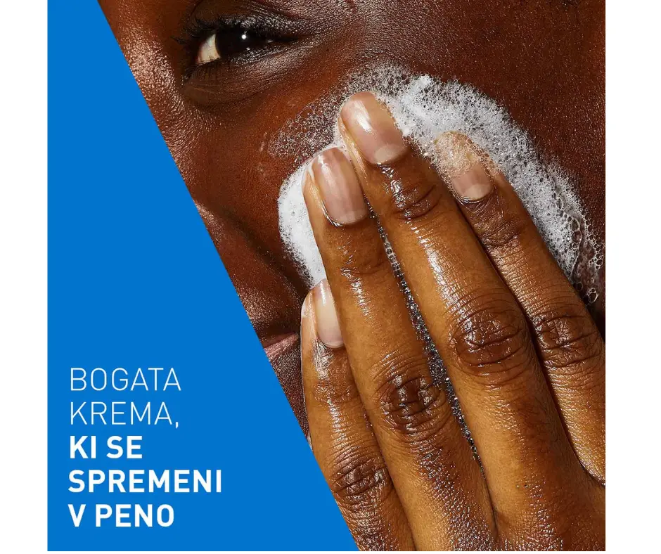 CeraVe Cleanser, Vlažilna kremno-penasta čistilna emulzija - Slika 3