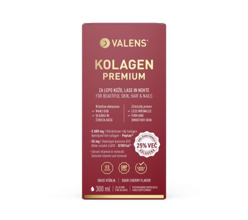 Valens Kolagen Premium, tekočina z okusom pinakolade ali višnje – Bild 7