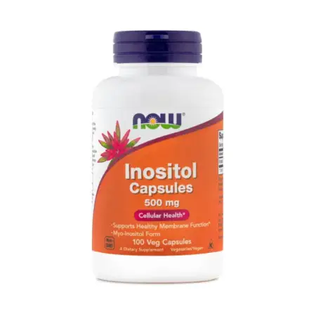 NOW Inositol Myo-inositol 500 mg, inozitol u kapsulama