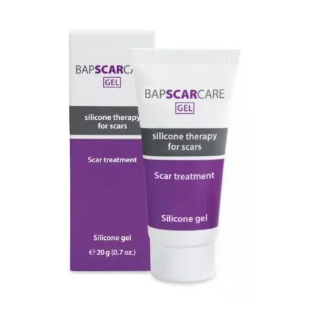 BapScarCare silikonski gel za nego brazgotin z dodanim vitaminom E